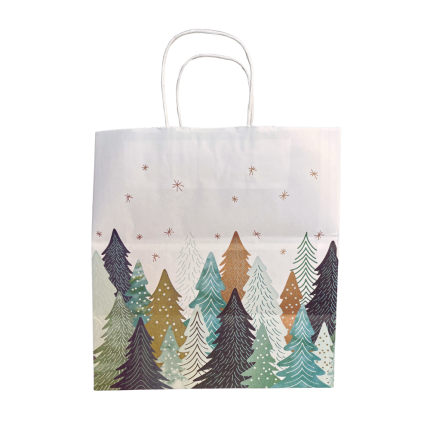 Retro Sacchetti Wonderful Time Cordino Ritorto in Carta