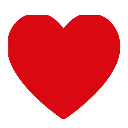 Tovaglioli in Carta Heart Red (16 pezzi)