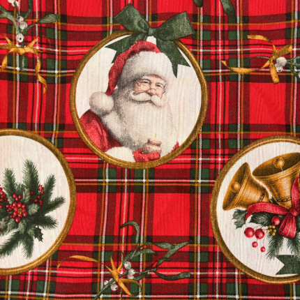 Sacco Portapanettone Tilda in Tessuto Scozzese