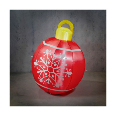 SFERA GONFIABILE ROSSA LED 120 CM