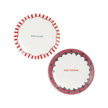 Piatto Anna Con Decori e Scritte 20cm