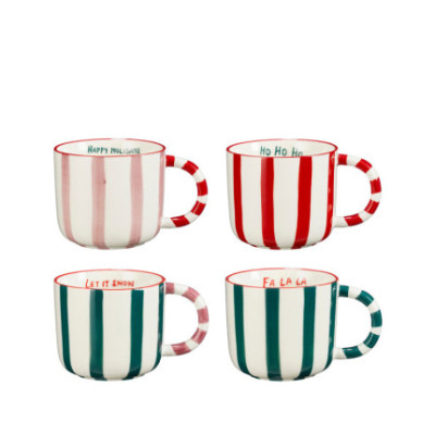TAZZA A RIGHE CON SCRITTE