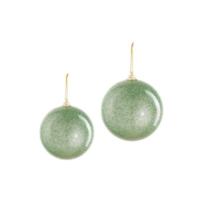 SFERA GLITTERATA VERDE 