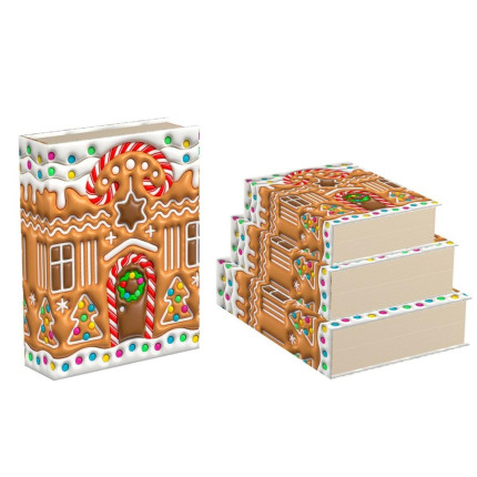 Scatola Libro Casetta di Marzapane
