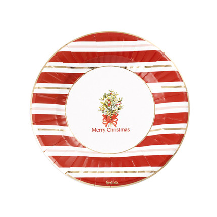 Piatti in Carta Christmas Party (8 pezzi)