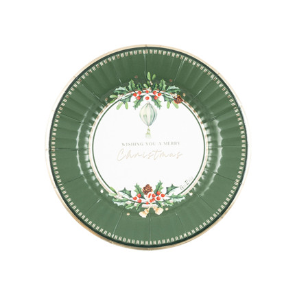 Piatti in Carta Merry Christmas To You (8 pezzi)