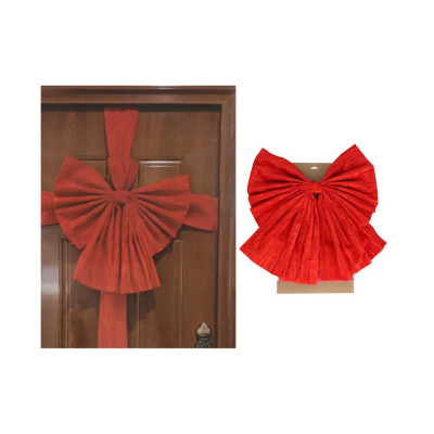 Fiocco Rosso Decorativo per Porta