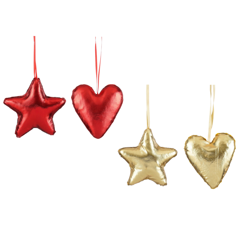 Cuore e Stella Morbido Pendente