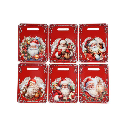 Sottopentola Natalizio Rosso