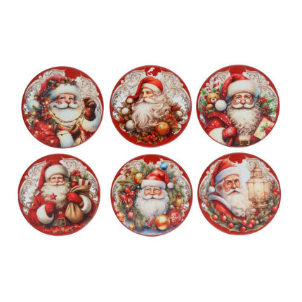 Sottobicchiere Stampa Babbo Natale