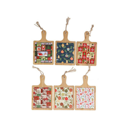 Tagliere In Legno con Stampa Natalizia 23,5cm