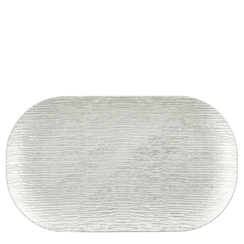 Piatto Decorativo Mila Ovale Argento