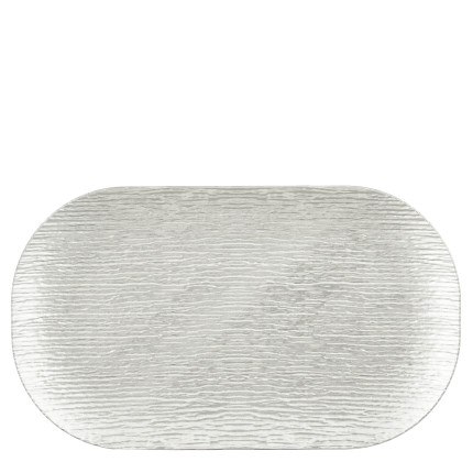 Piatto Decorativo Mila Ovale Argento