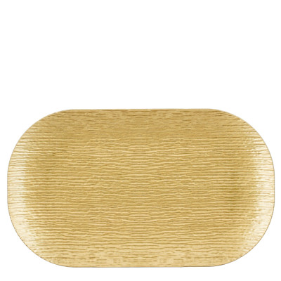 Piatto Decorativo Mila Ovale Oro