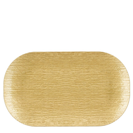 Piatto Decorativo Mila Ovale Oro