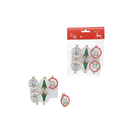 Mollettine Natalizie Tonde (6 Pezzi)