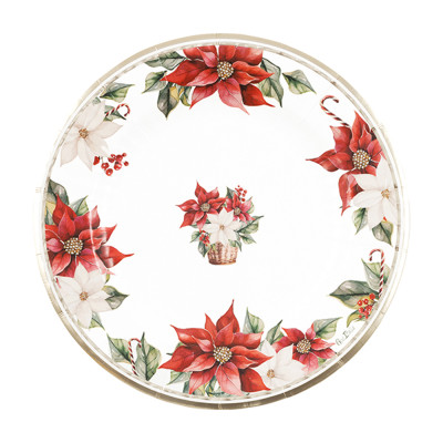 Piatti in Carta Stella di Natale (8 pezzi) 2