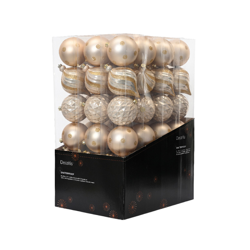 Palline di Natale Infrangibili Oro 15cm (6 pezzi)