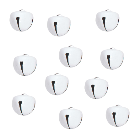 Sonagli bianchi 1,5cm (48 pezzi)