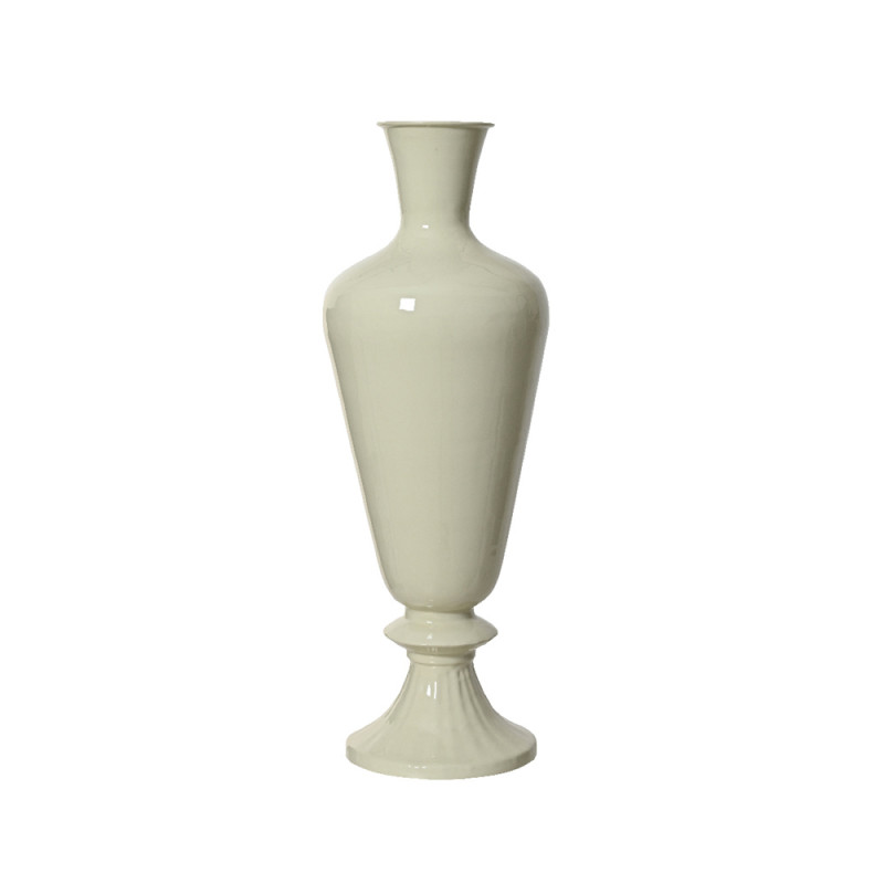 Vaso Smaltato Lucido Crema 77cm