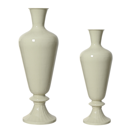 Vaso Smaltato Lucido Crema