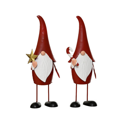 Gnomo Rosso in Ferro 35cm