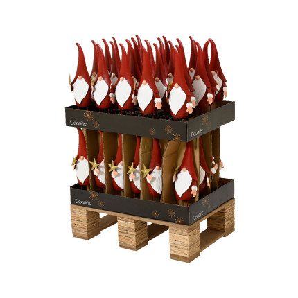 Gnomo Rosso in Ferro 35cm