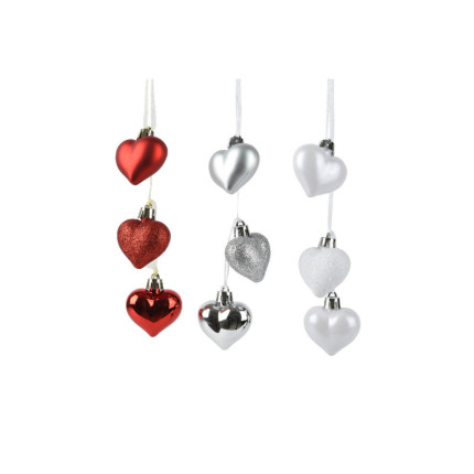 Cuori Pendenti (3 Pezzi)