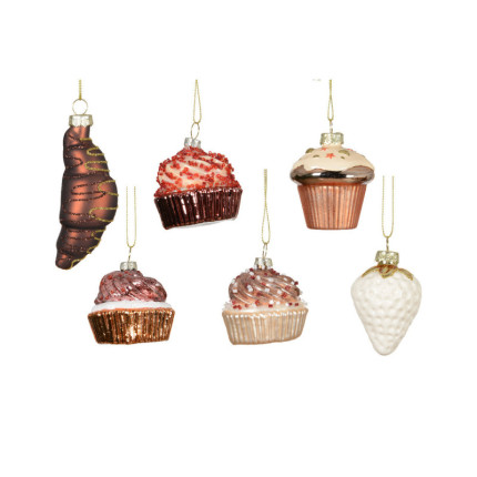 Dolcetti in Vetro con Gancio 6cm