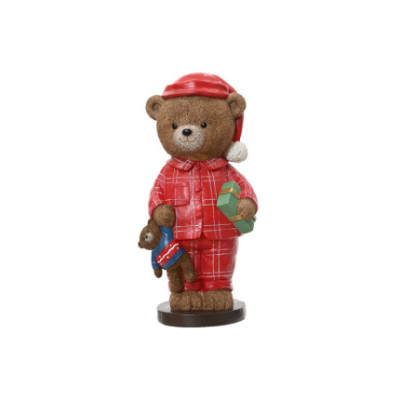 Orso con Pigiama in Resina 35cm