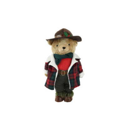 Orso in Resina con Cappotto 60cm