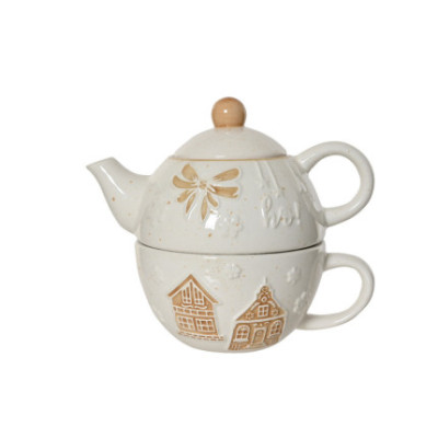 TEIERA DECORATA CON TAZZA