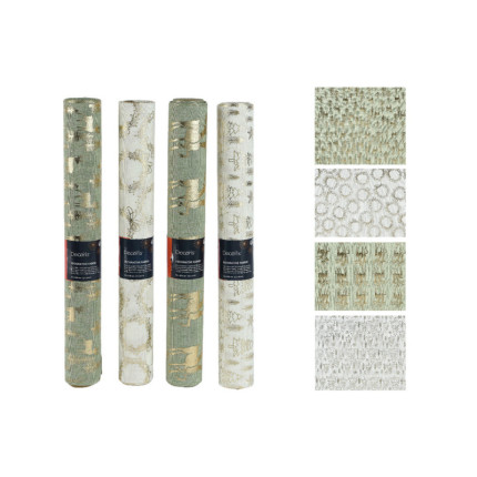 Runner in Tessuto Verde Stampa Natale a Caldo