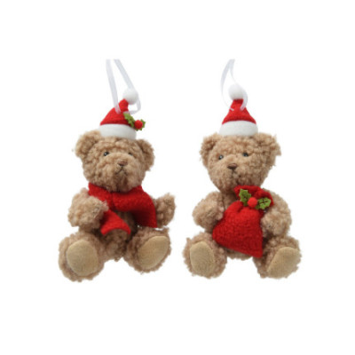 ORSETTO PELUCHE PENDENTE 14CM