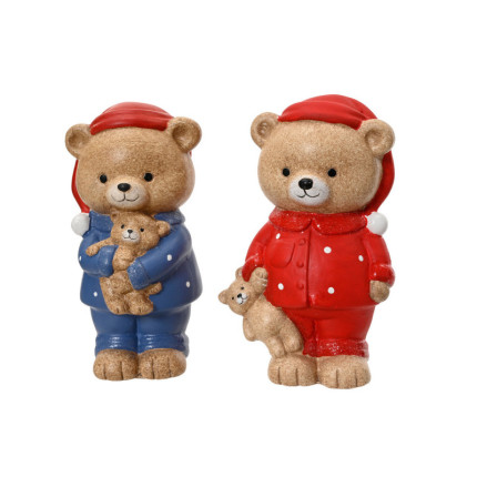 Orsetto con Pigiama in Terracotta 18cm