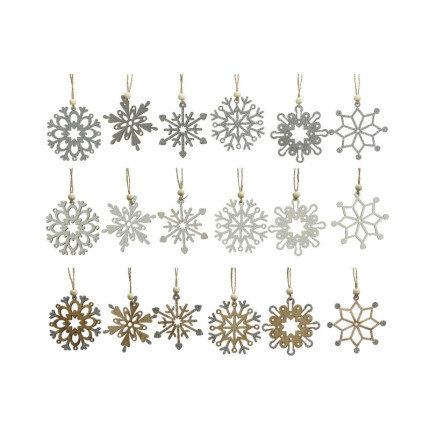 Fiocco di Neve Pendente con Glitter