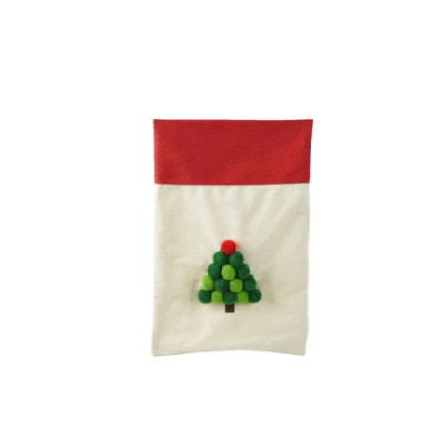 Sacchettino Natalizio in Tessuto con Alberello 2