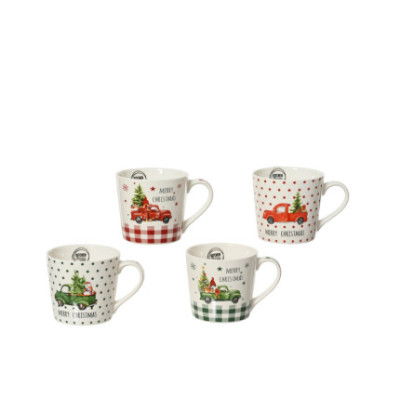 TAZZA PORCELLANA MERRY XMAS