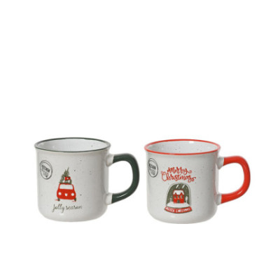 TAZZA CON PATTERN NATALIZIO