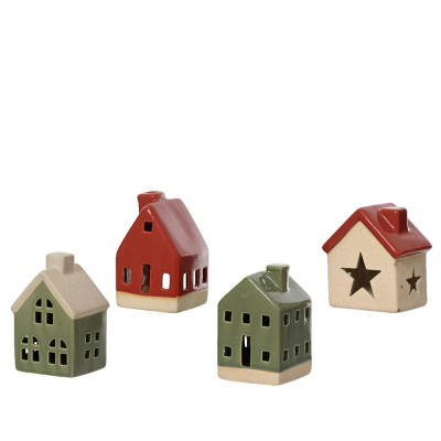 Casetta in Porcellana Colorata 8cm 2