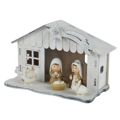 Natività con Capanna 16cm