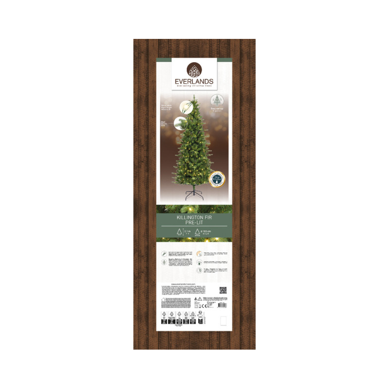 Albero di Natale Killington con Led