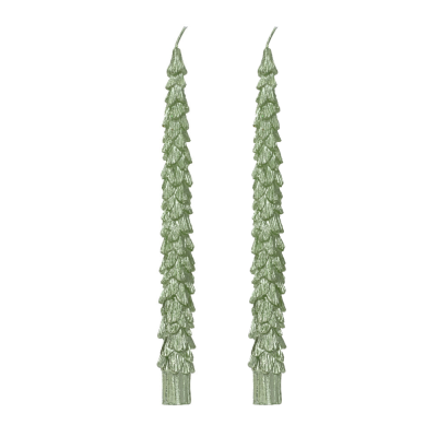 Candela Albero di Natale 25cm (2 Pezzi)