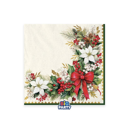 Tovaglioli Vintage Xmas (16 pezzi)