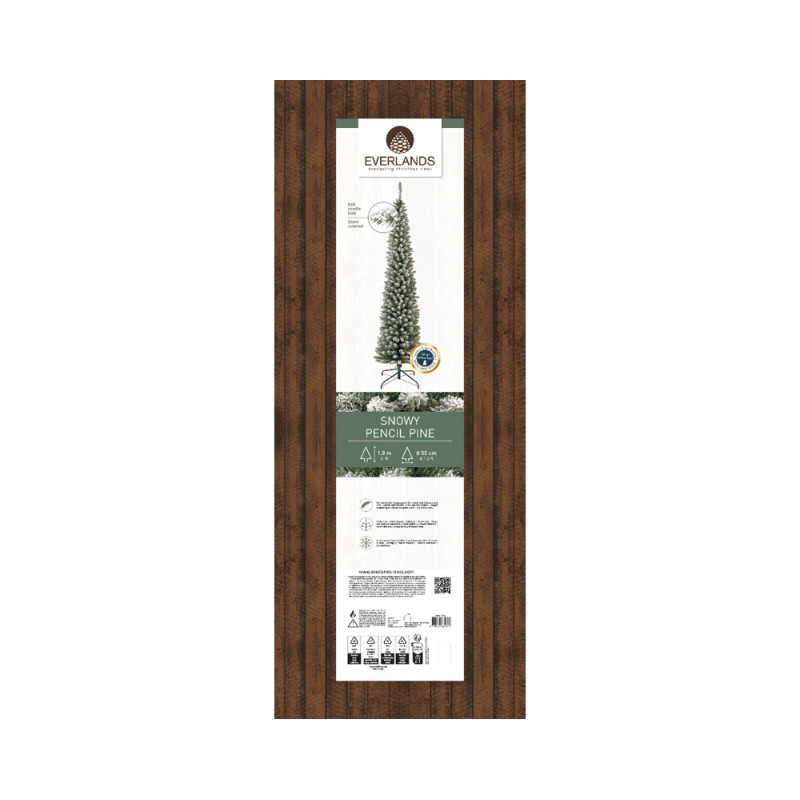 Albero di Natale Pencil Innevato