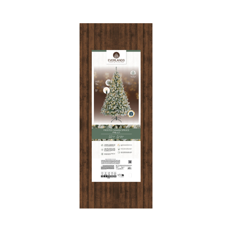 Albero di Natale Canada Frosted con Led