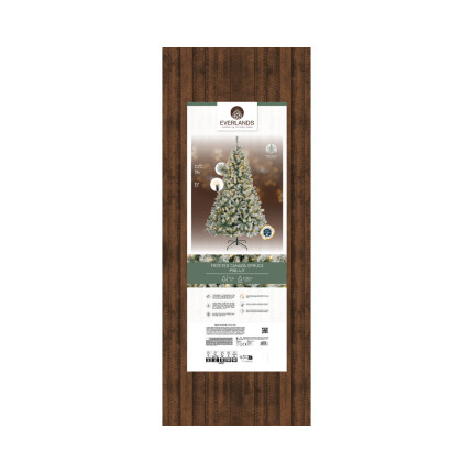 Albero di Natale Canada Frosted con Led