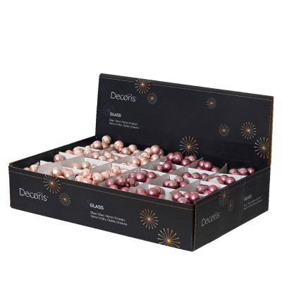 Pick Sfere in Vetro Rosa (10 Pezzi) 2