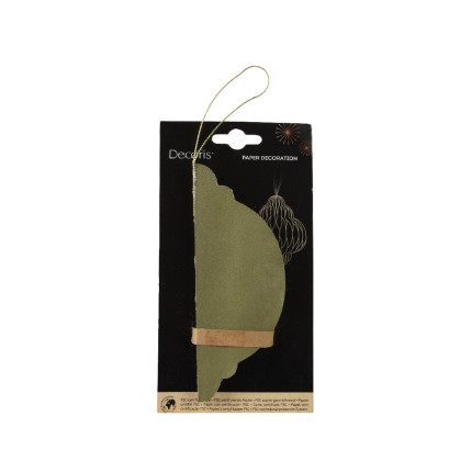 Sfera plissé in carta da appendere 20cm