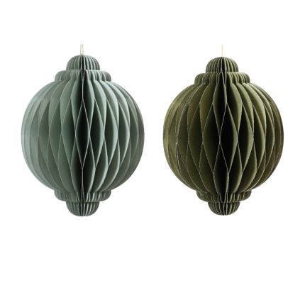 Sfera in Carta Plissé Pendente 20cm